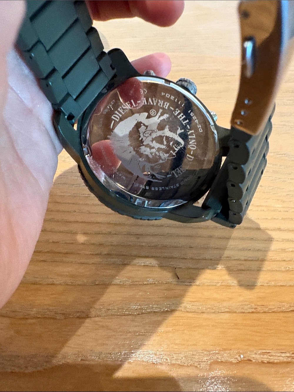 Diesel Black Watch With White Accents View 3